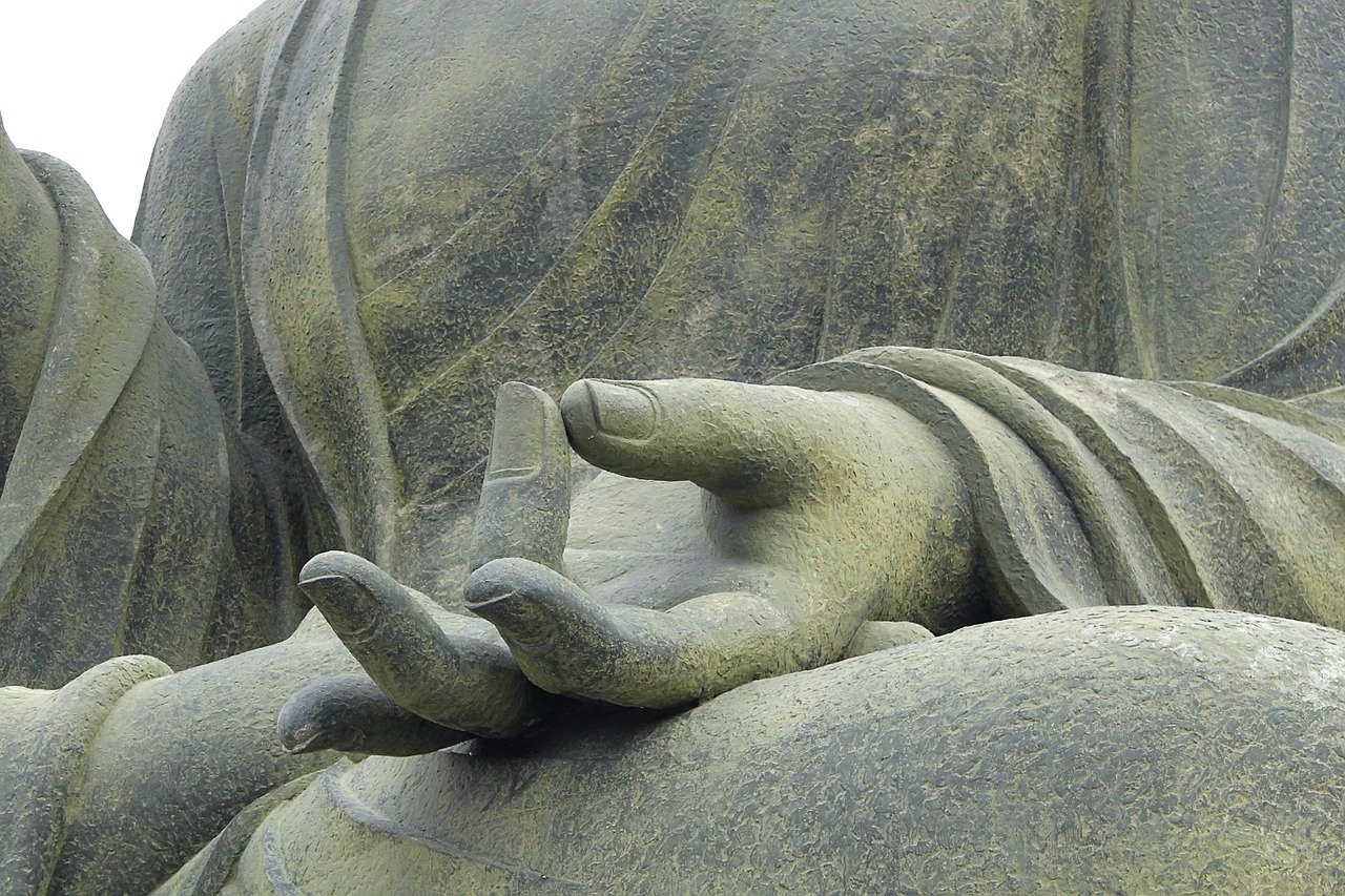 meditation, buddha, hand